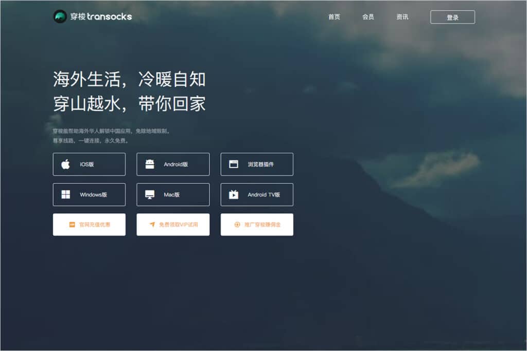 穿梭 Transocks VPN 中文官网